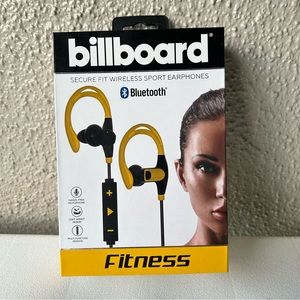 Billboard wireless headphones Black and Yellow never used still in the box NIB